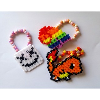 Vòng kandi perler cánh thiên thần cầu vồng - phụ kiện rave edm festival raver kandi perler DJ