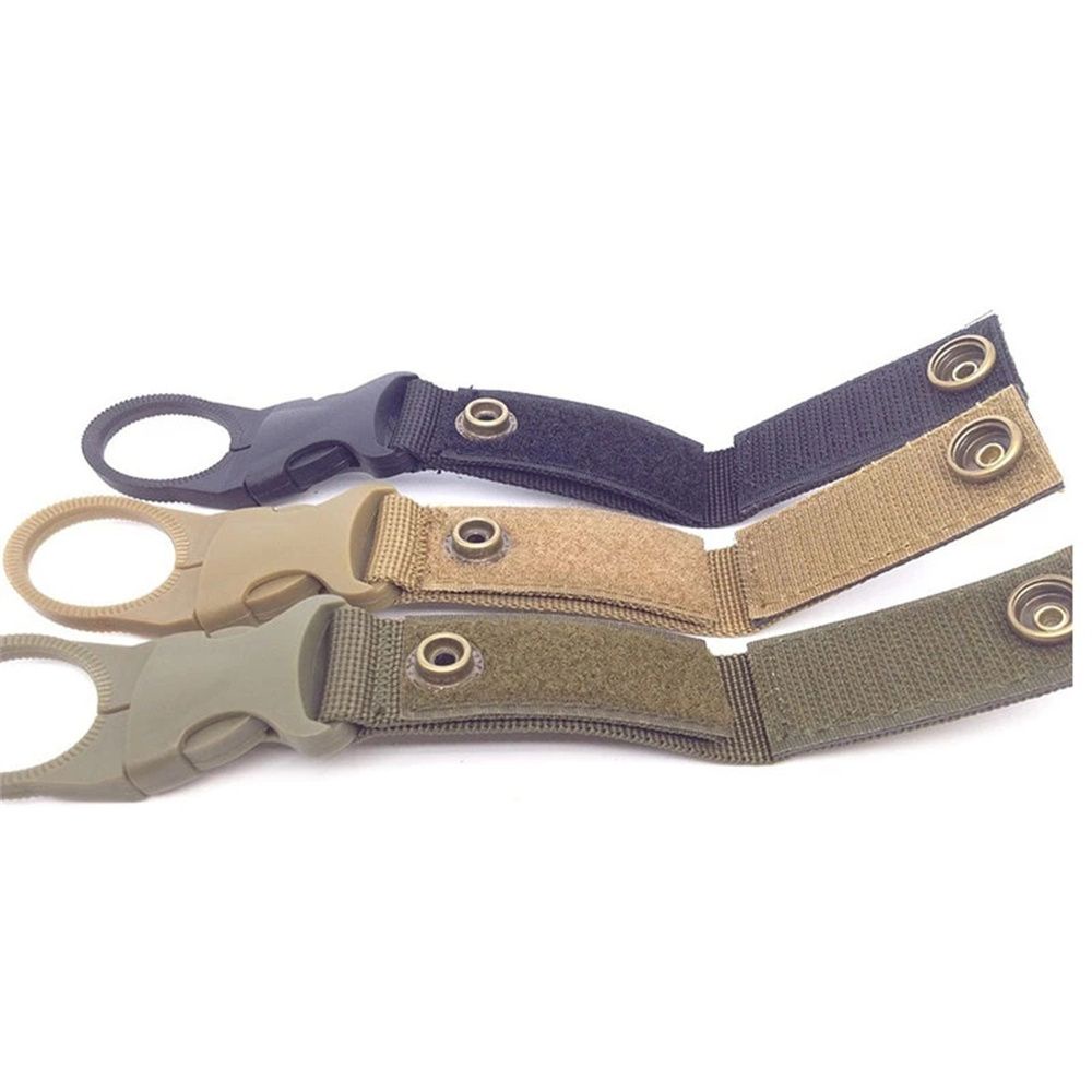 Móc kẹp khóa cài đeo chai nước gắn thắt lưng quần bằng vải nylon tiện lợi cho đi leo núi