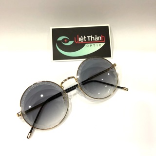 Kính tròn mắt thời trang - hoa văn độc đáo