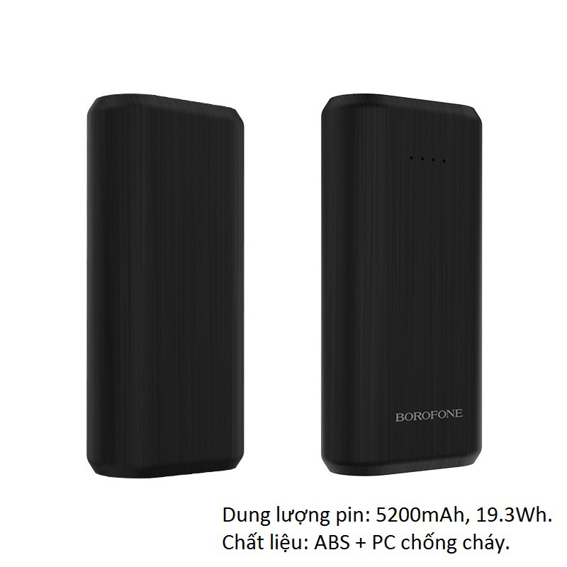 Pin sạc dự phòng 5200mah Borofone BT2