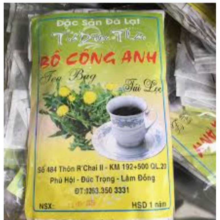 Trà bồ công anh túi lọc ( combo 5 gói, 1 gói 72 túi lọc)