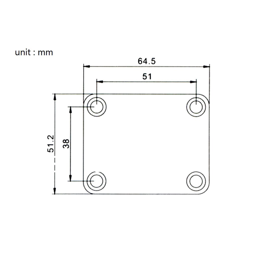 Nắp sắt phía sau cần đàn guitar Electric Fender I Fender F Neck Plate Chrome