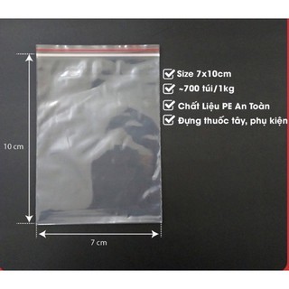 Túi zip chỉ đỏ 1kg