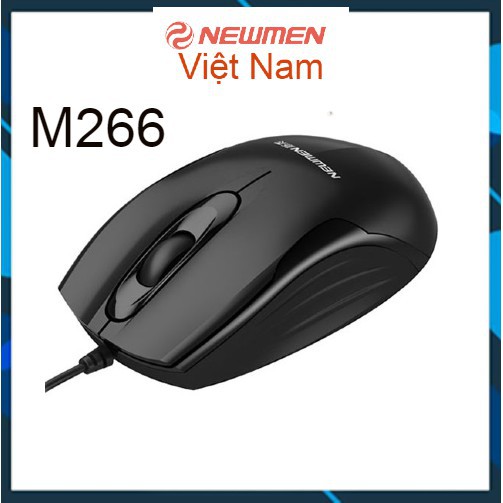 Chuột dây NEWMEN M266 - Thoải mái chơi game, thiết kế đồ họa