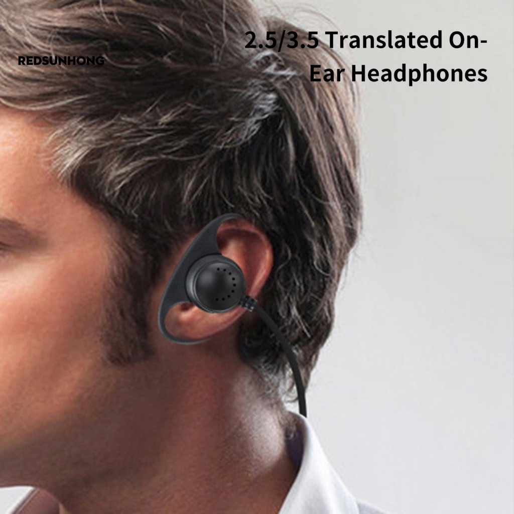 Tai Nghe Có Dây RSH.z 1.2m Giắc Cắm 3.5mm Theo Dõi Giọng Nói Chuyên Dụng