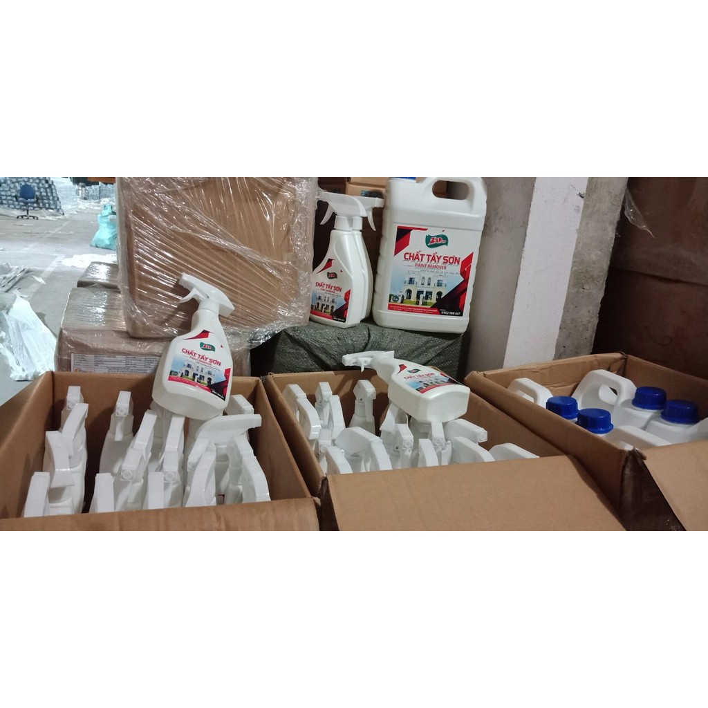 CHẤT TẨY SƠN, BĂNG KEO, CHẤT TẨY XI MĂNG. ZIPPRO 500ml, LÀM SẠCH NHANH, HIỆU QUẢ CAO trên bề mặt kim loại, gạc