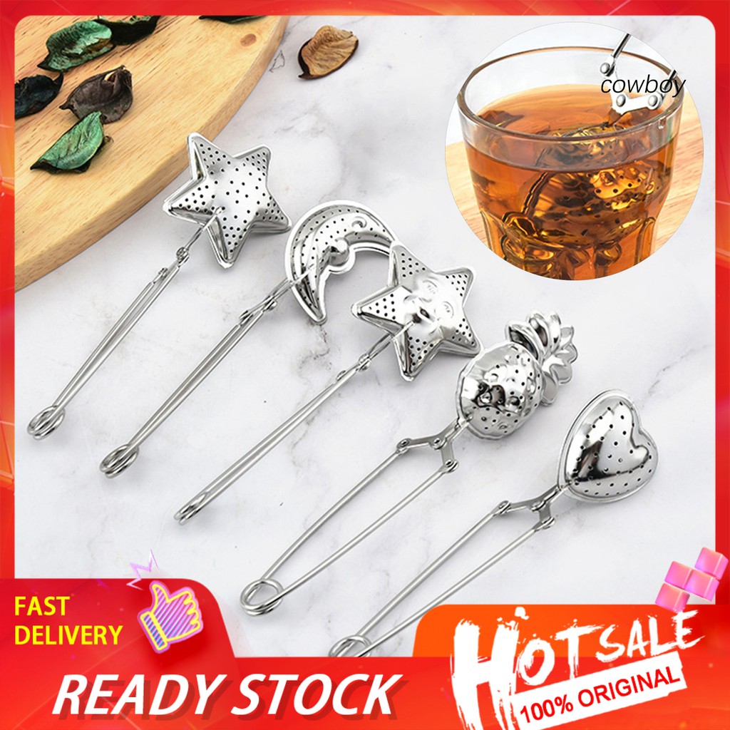 Túi lọc trà dạng lưới bằng inox có thể tái sử dụng