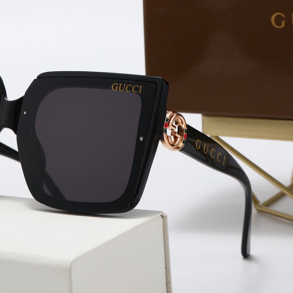 GUCCI kính râm ban đầu dành cho nam và nữ đi du lịch ngoài trời kính râm chống tia cực tím