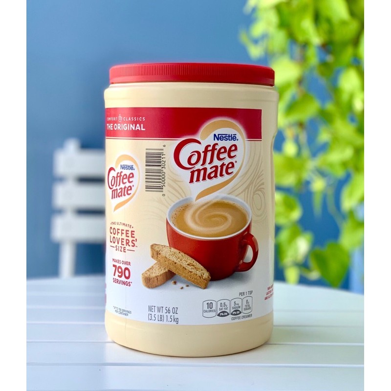 BỘT KEM PHA CÀ PHÊ NESTLE COFFEE MATE ORIGINAL 1.5KG NHẬP MỸ