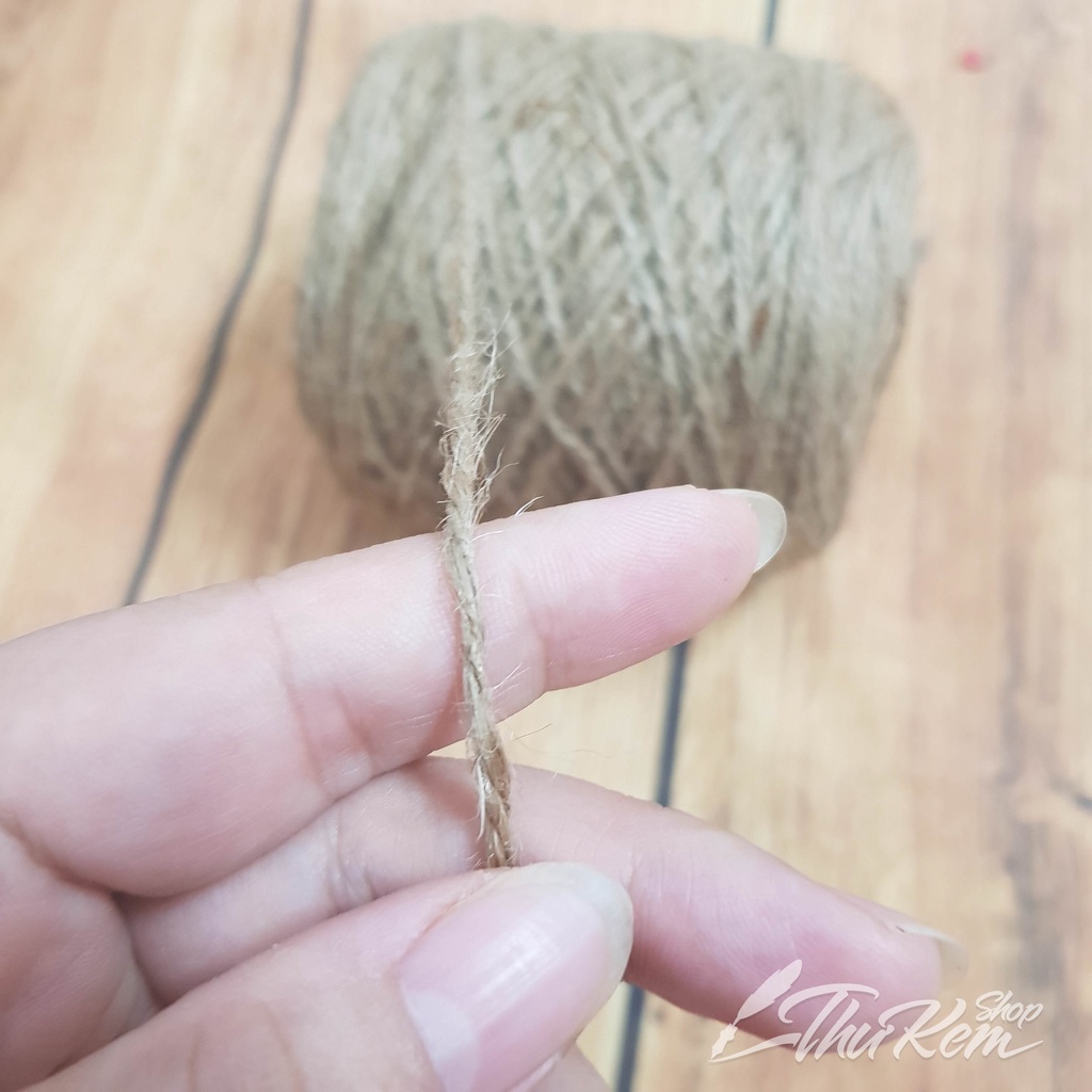 Dây thừng (dây gai, dây gai đay) trang trí, treo ảnh, làm đồ thủ công hanmade