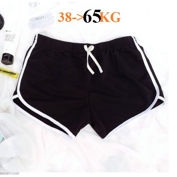 QUẦN ĐÙI Nữ THỂ THAO VIỀN THUN Phom thoải mái 65Kg cũng vừa