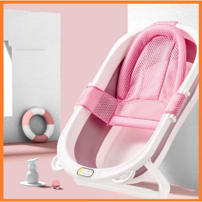 THAU CHẬU TẮM CHO BÉ GẤP GỌN SIZE TO BABYJOY MART ( HÀNG CAO CẤP )