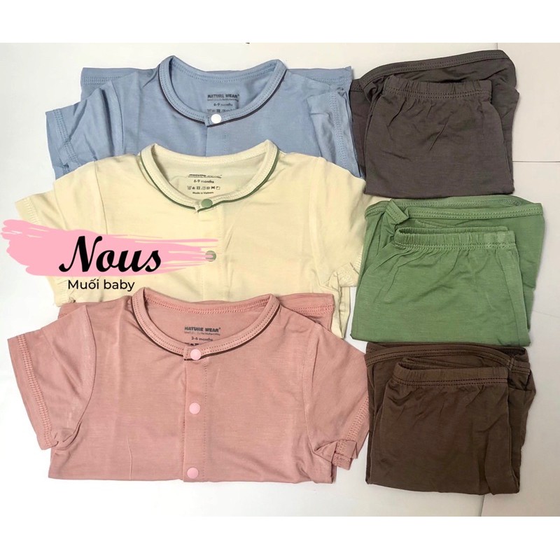 set 2 bộ quần áo cộc nature wear