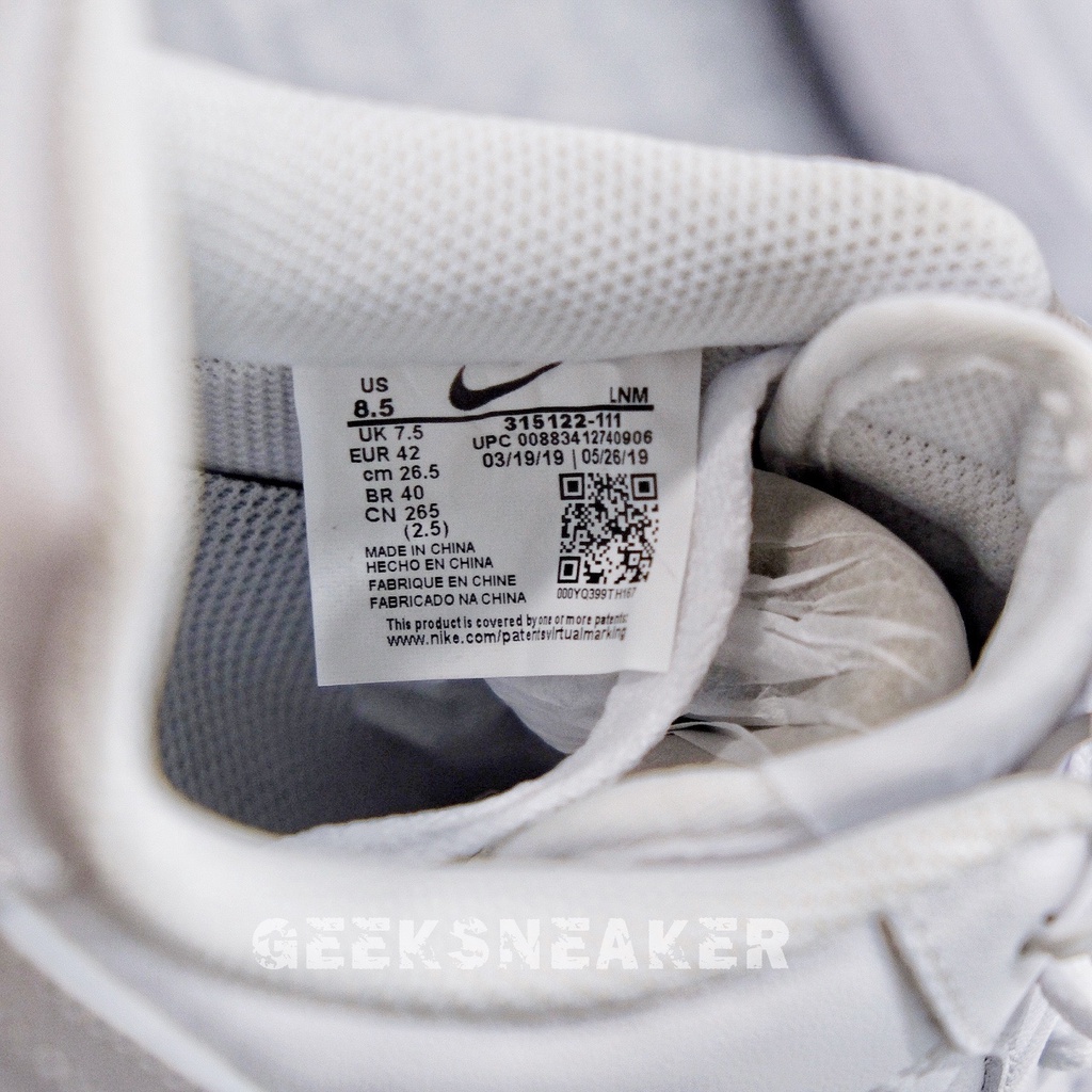 [GeekSneaker] Giày Air Force 1 - BC Factory | Best Quality - AF1 All White | BigBuy360 - bigbuy360.vn