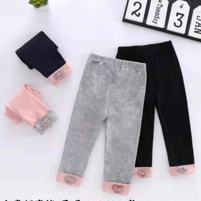 QUẦN DÀI LEGGING BÉ GÁI HÀNG QUẢNG CHÂU CHẤT THUN GÂN MỊN ĐẸP