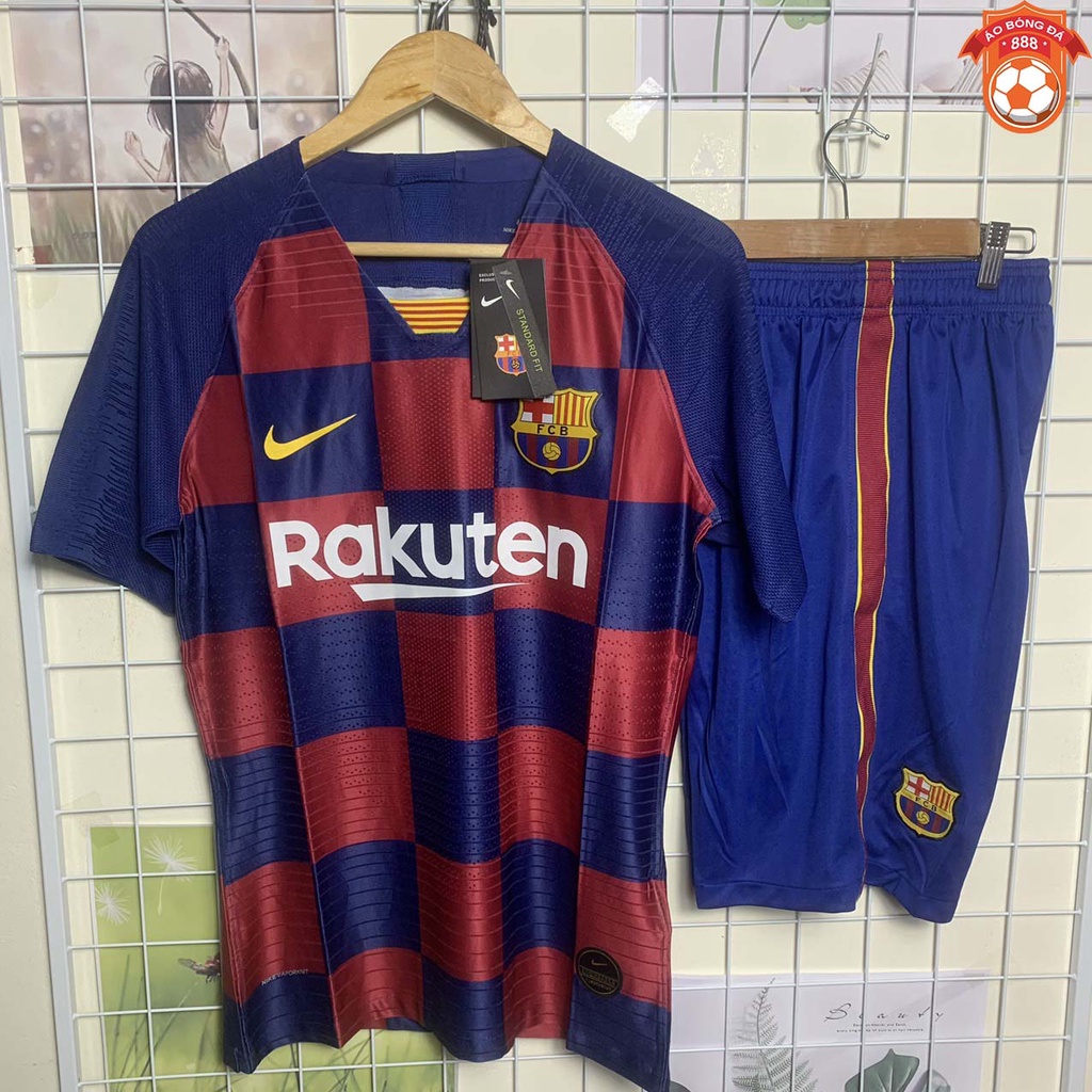 Áo Bóng Đá CLB Barcelona Sân Nhà, Sân Khách 2021 - Chuẩn Mẫu Thi Đấu - Vải Polyester Gai Thái