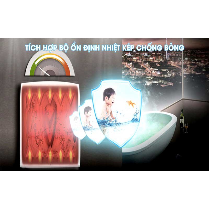 (MẪU MỚI 2020) Bình Nước Nóng Trực Tiếp Smart SMC45E SBS VN Chống Giật bảo hành chính hãng