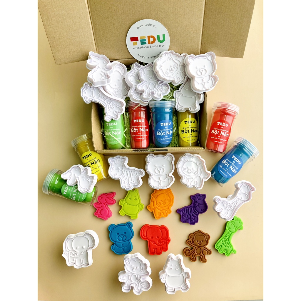 Combo bột nặn đất nặn Tedu quà tặng 199-11