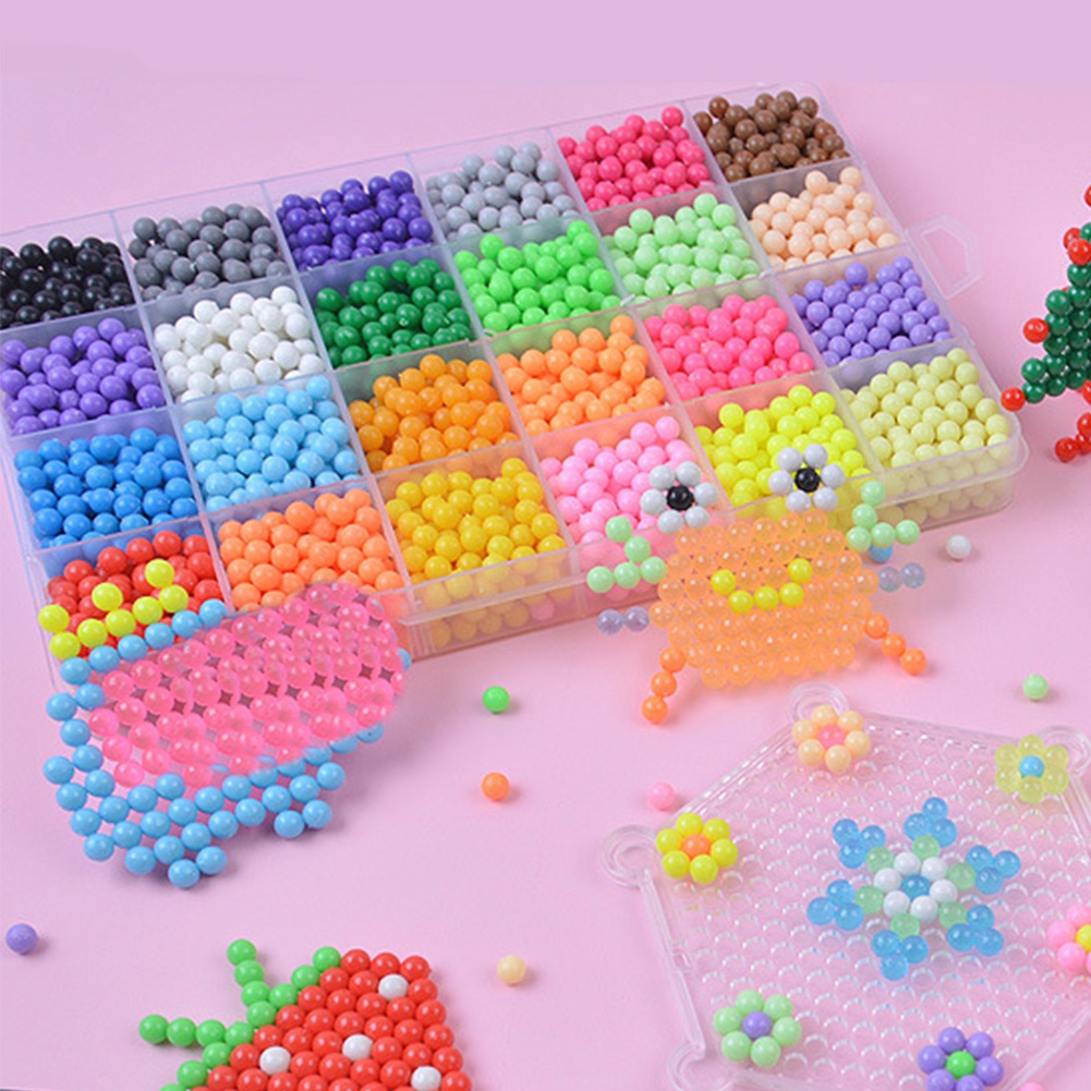 Bộ Đồ Chơi Gồm 10/15/24 Hạt Màu Nước Ma Thuật Cho Bé