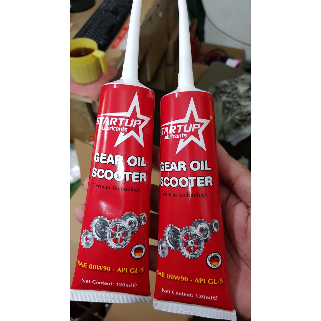 Nhớt hộp số x e máy STARTUP 80W90 120mL- Nhớt láp dành cho xe tay ga
