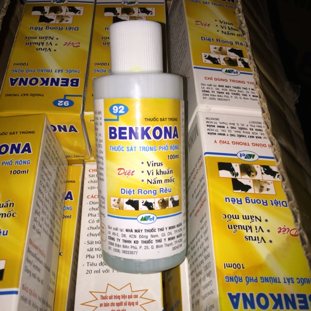 Benkona - Thuốc sát trùng phổ rộng trị bệnh cho hoa phong lan