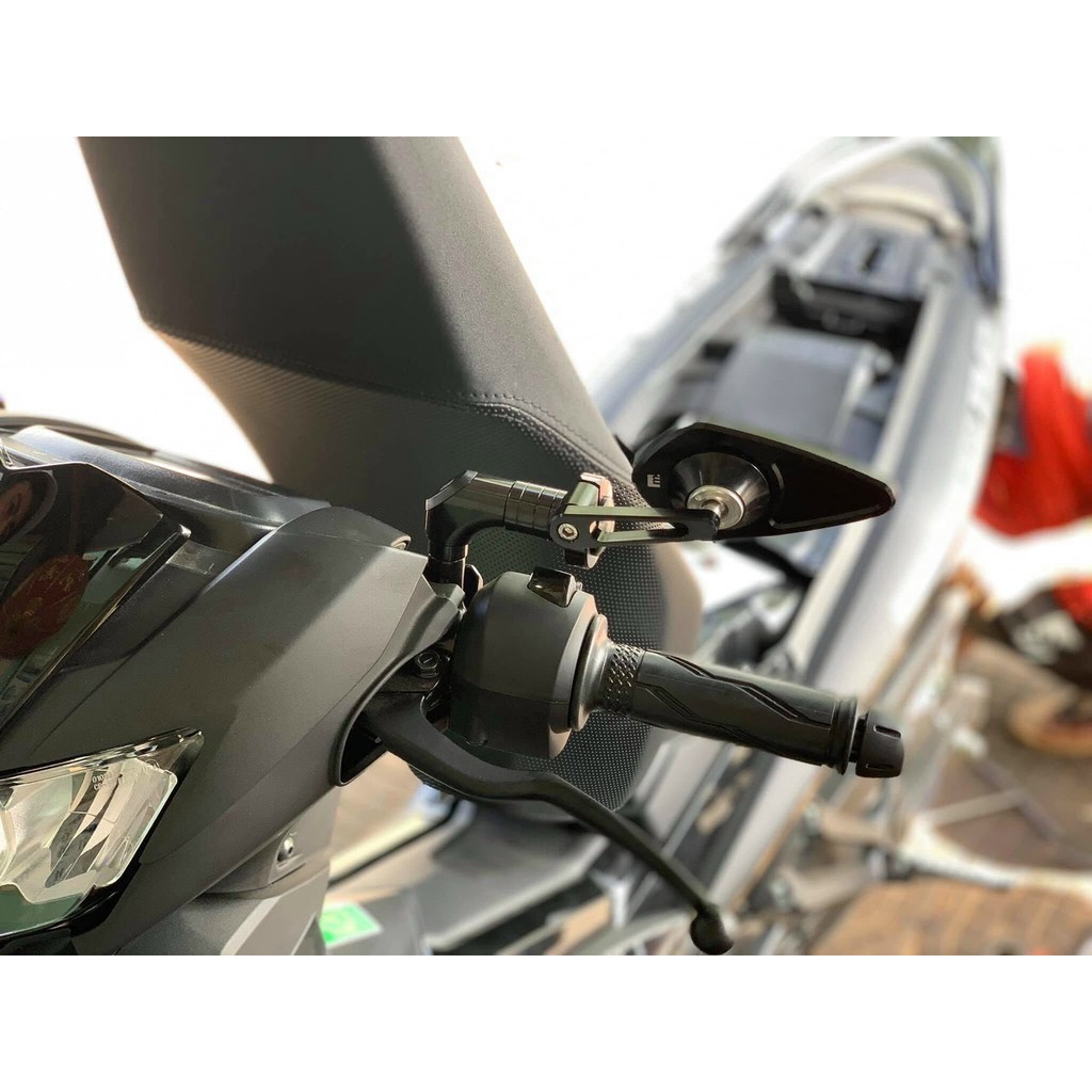 Gương hậu mview moto gadget kèm chân kính, kèm gù ghi đông