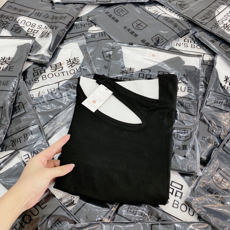 Áo thun cổ choker hở vai | BigBuy360 - bigbuy360.vn