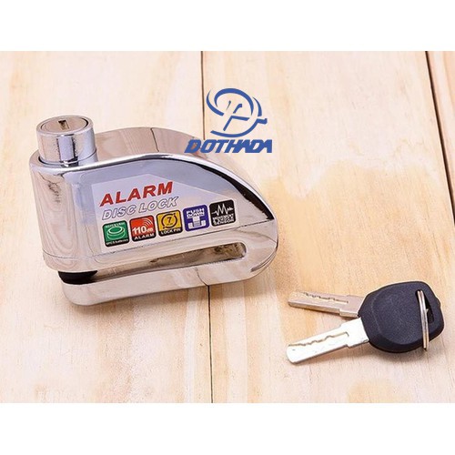 Khóa Đĩa Báo Động chống trộm xe máy Alarm 8303 - Hàng Chính Hãng