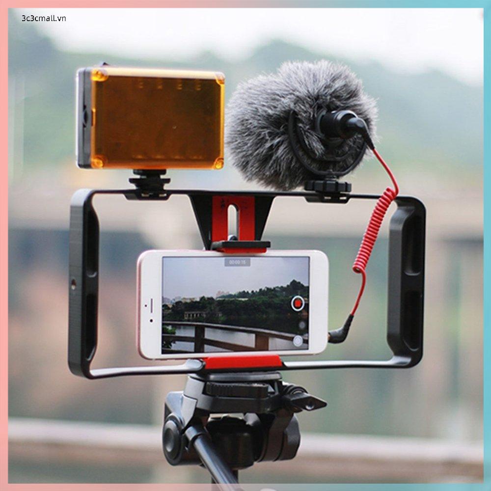 ⚡chất lượng cao⚡Video Camera Cage Stabilizer Film Making Rig For Smart Phone Video Rig Bracket | BigBuy360 - bigbuy360.vn