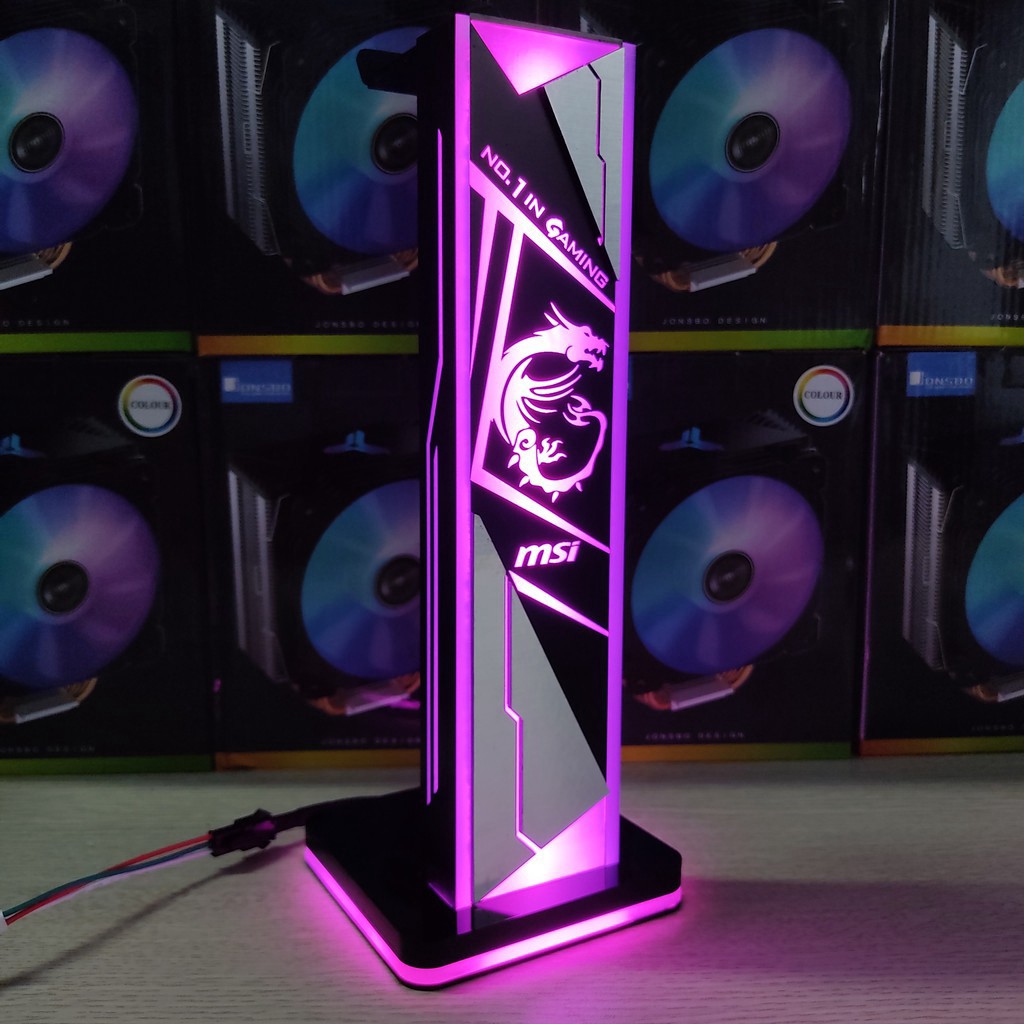 Giá treo tai nghe Gaming Logo MSI Pro Led RGB | BigBuy360 - bigbuy360.vn