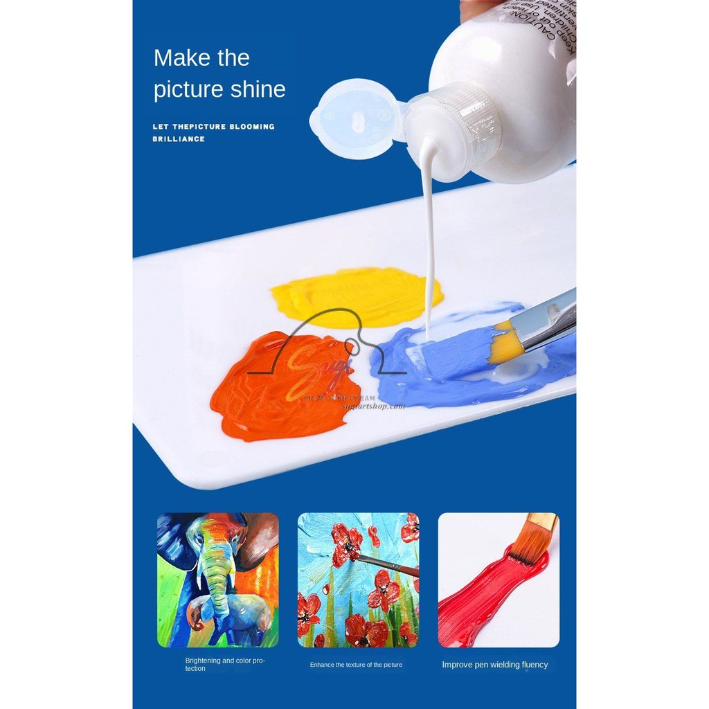 Dung môi pha Acrylic MONT MARTE, Medium acrylic Mont Marte