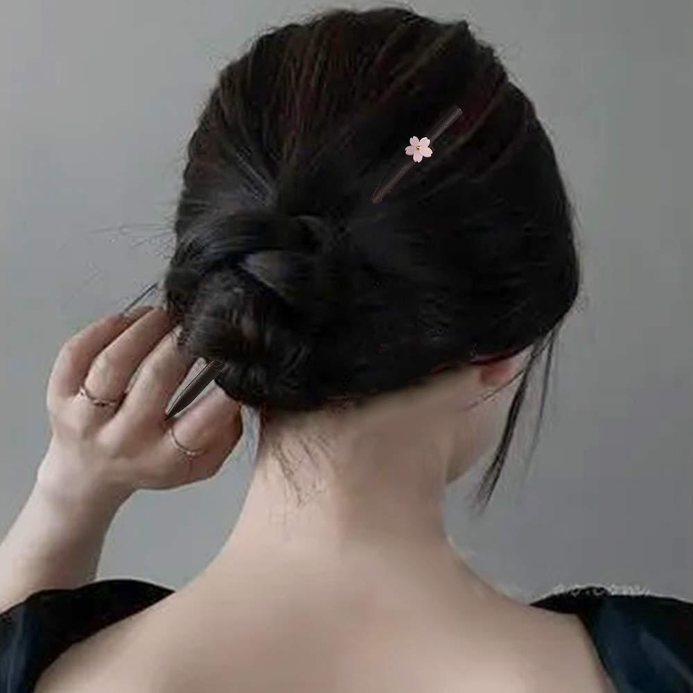 LILYES Trâm Cài Tóc Bằng Gỗ Phong Cách Trung Hoa Cổ Điển Cho Nữ