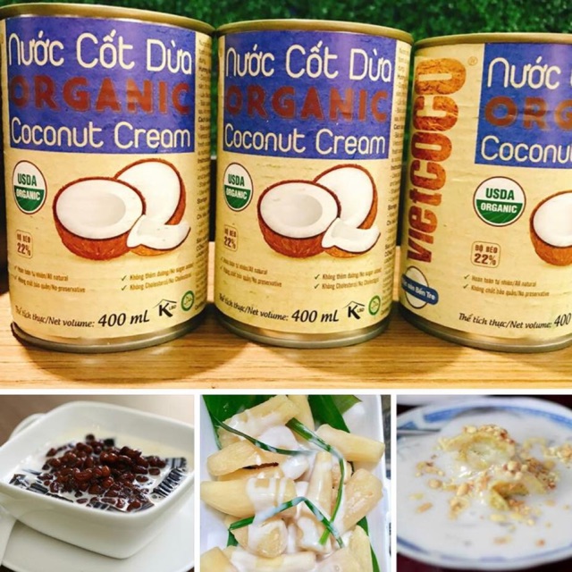 NƯỚC CỐT DỪA HỮU CƠ 400ml