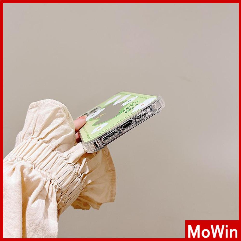 Ốp điện thoại acrylic mặt gương HD có túi khí chống sốc xinh xắn thích hợp cho iPhone 11 13 Pro Max 12 Pro Max 7Plus XR