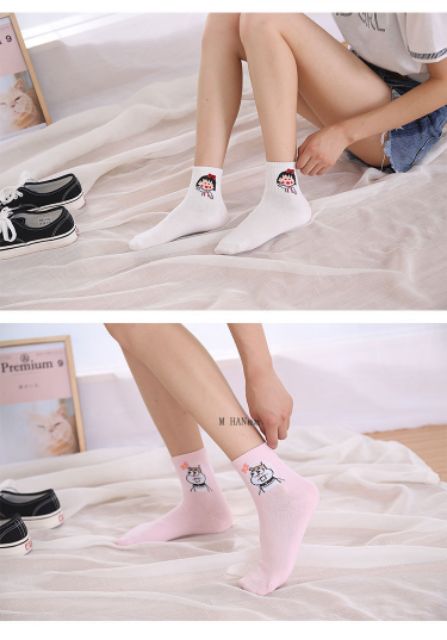 [LẺ] Tất Nhân Vật Hoạt Hình Cổ Cao - 10 Kiểu