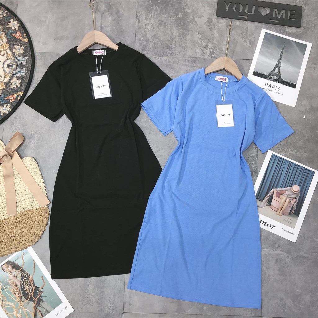 [Mã SKAMA06 giảm 8% tối đa 50K đơn 250K] Váy BODY ZIP cổ tròn (Kèm ảnh thật,video) | BigBuy360 - bigbuy360.vn