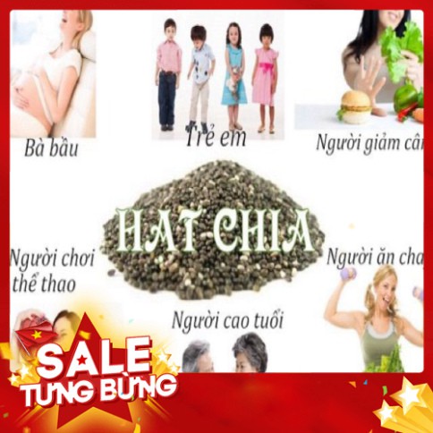 Giá rẻ nhất  500g hạt chia Úc đen hỗ trợ giảm cân Keto Das