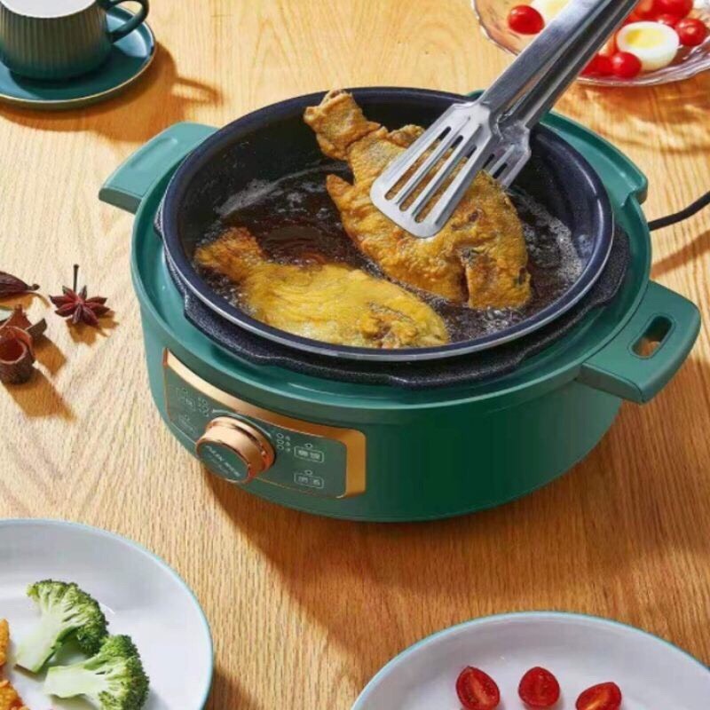 Nồi Áp Suất Điện Đa Năng Nine Shield AUX D301 - Nhiều chế độ nấu bảo toàn dinh dưỡng - Bảo Hành 12 Tháng