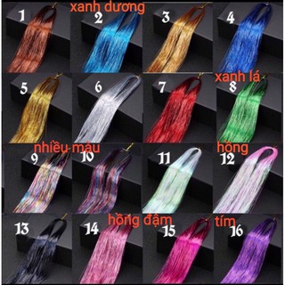 Dây kim tuyến lấp lánh nối tóc (1 tép tầm 100 sợi light)