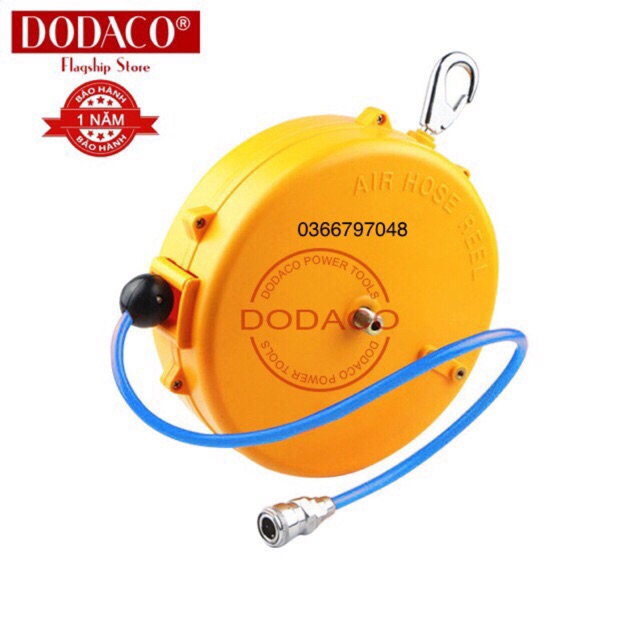 Cuộn dây hơi rút tự động dài 9m.Chất liệu PU ống 5mm*8mm