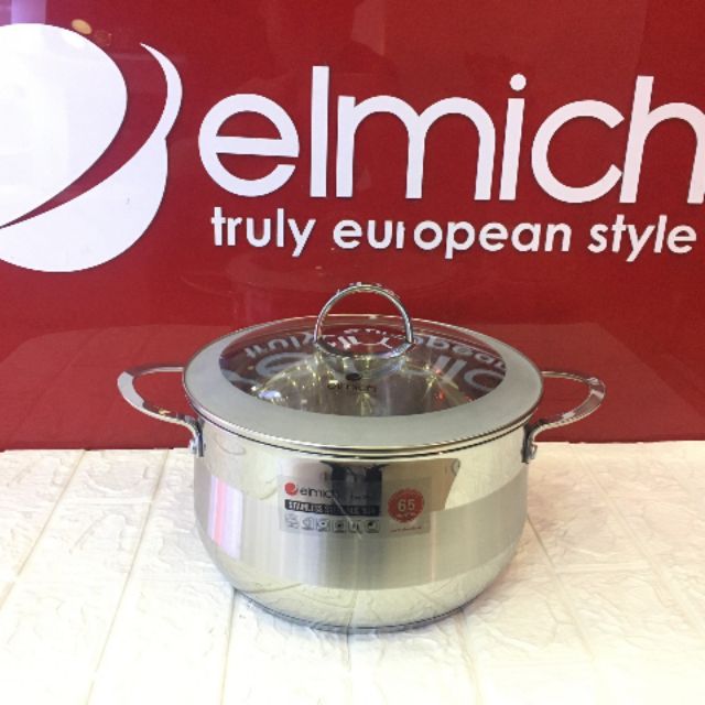 Nồi elmich inox 304 celestine 18CM, 20CM, 22CM, 24CM,28CM 5275