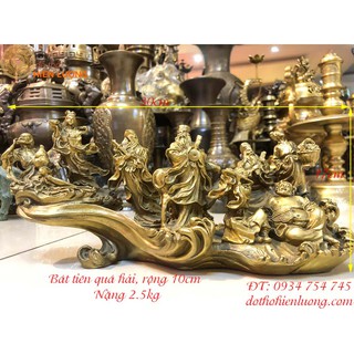 Tượng Bát Tiên Quá Hải - Bát Tiên Trường Thọ Bằng Đồng - Đồ Phong Thủy