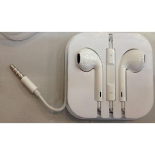 Dây tai nghe cổng 3.5mm cho điện thoại Android / iPhone 5/ 6 màu trắng