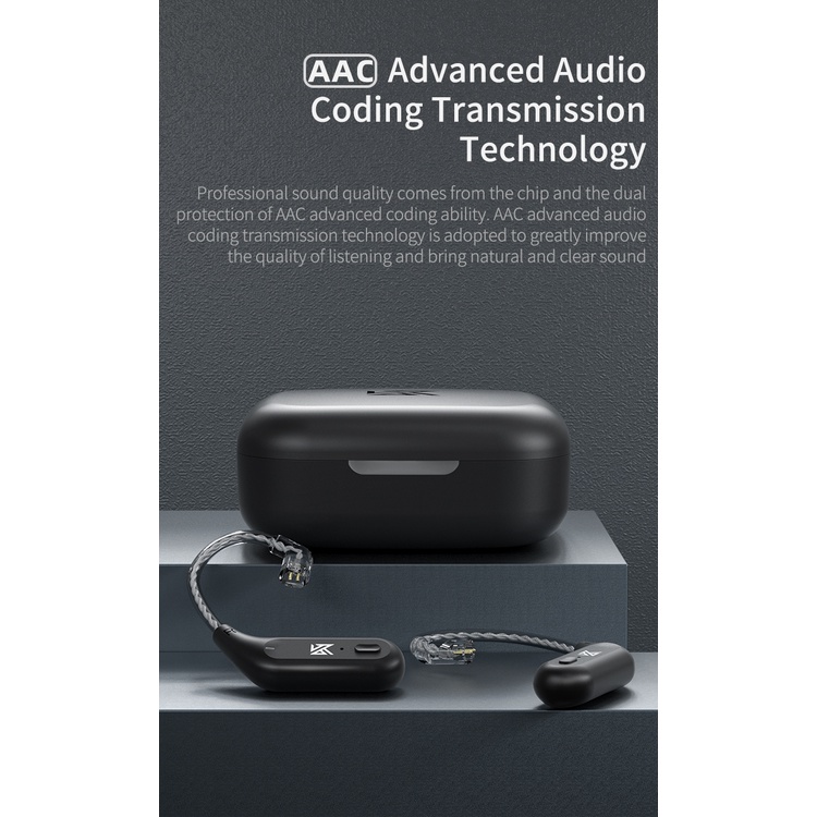 Dây Cáp Tai Nghe Nâng Cấp KZ AZ09 HD Bluetooth 5.2 Cho KZ ZAX DQ6 ZSN ZSX