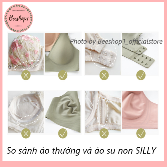 [ HÀNG CAO CẤP ] - Áo lót đúc su non sữa 3D SILLY định hình vòng ngực siêu mềm AS180
