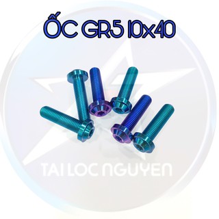 Ốc titanium gr5 10x20, 10x30, 10x40, 10x60