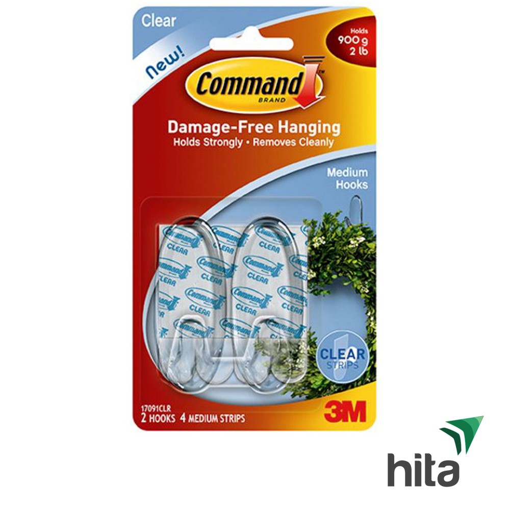 MÓC DÁN TƯỜNG 900G VỈ 2 COMMAND-3M