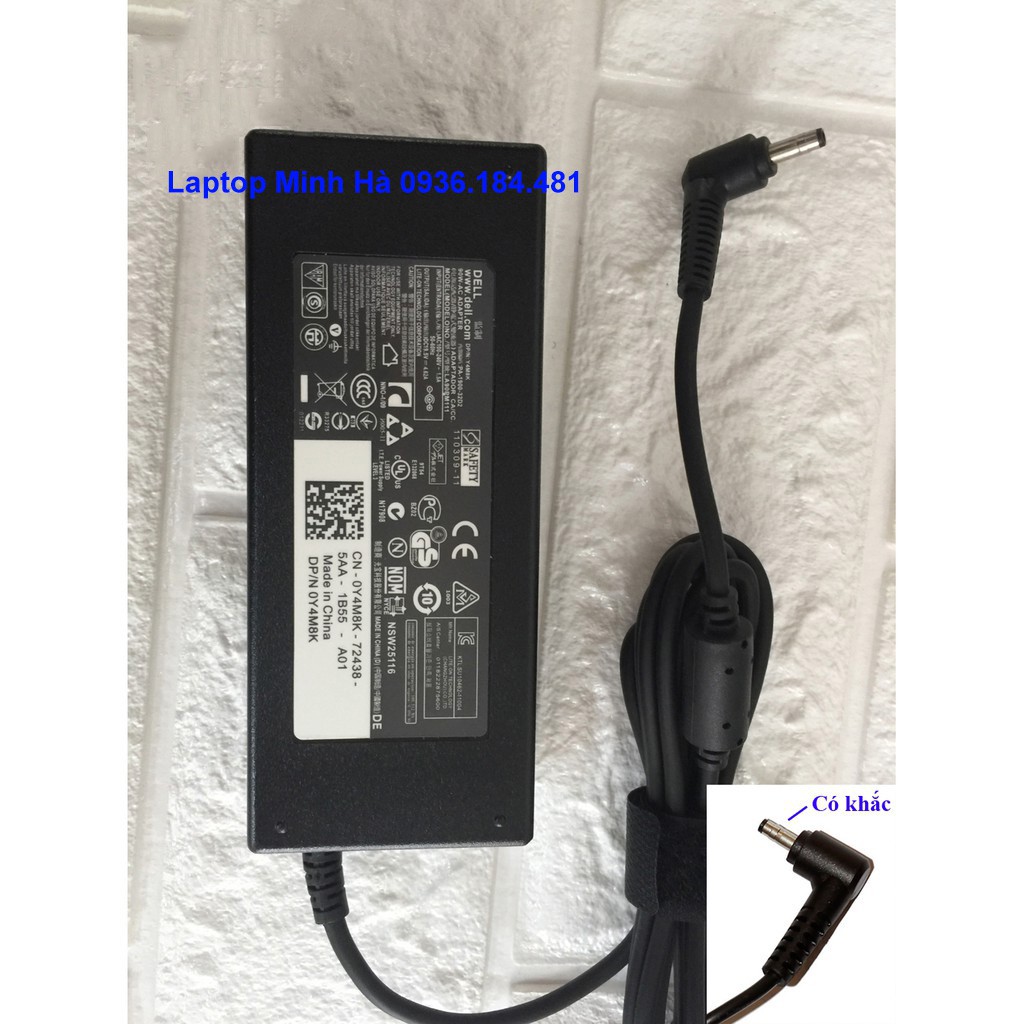Sạc Laptop Dell Vostro 5460 5470 5480 5560 chân khấc nhỏ ZIN 19.5V – 4.62A (chỉ dành cho mã Dell Vostro 5460 5470 5480)