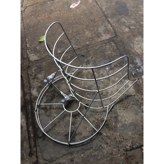 Lồng gặt lúa gắn vào máy cắt cỏ