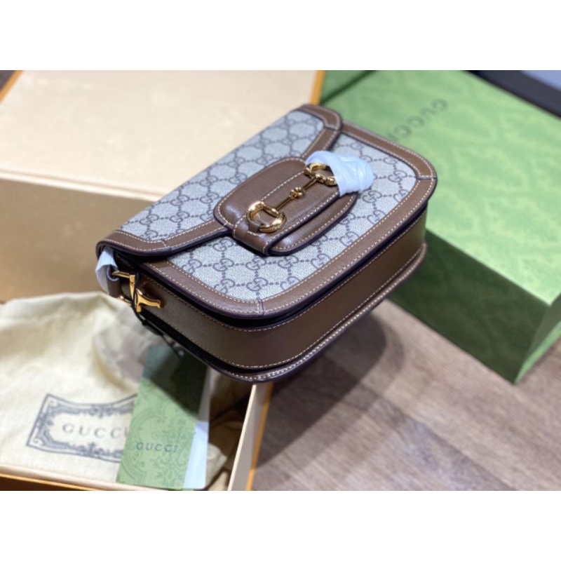 Túi chéo nữ G.C Horsebit sz21cm hàng super vip lót da lộn tag vàng đồng fullbox hãng